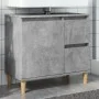 Mueble de lavabo madera ingeniería gris hormigón 65x33x60 cm de , Tocadores de baño - Ref: Foro24-857119, Precio: 61,61 €, De...