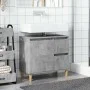 Mueble de lavabo madera ingeniería gris hormigón 65x33x60 cm de , Tocadores de baño - Ref: Foro24-857119, Precio: 61,61 €, De...
