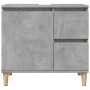 Waschbeckenunterschrank aus grauem Betonholz 65x33x60 cm. von , Badezimmerwaschtische - Ref: Foro24-857119, Preis: 58,19 €, R...