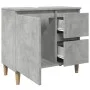 Mueble de lavabo madera ingeniería gris hormigón 65x33x60 cm de , Tocadores de baño - Ref: Foro24-857119, Precio: 61,61 €, De...