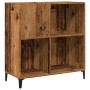 Holzschrank für Schallplatten, antik aussehend, 84,5x38x89 cm. von , CD- und DVD-Speicher - Ref: Foro24-857173, Preis: 89,89 ...