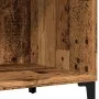 Furniture for records made of aged engineered wood 84.5x38x89 cm by , CD and DVD storage - Ref: Foro24-857173, Price: 87,58 €...