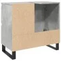 Engineered wood gray concrete sink cabinet 65x33x60 cm by , Bathroom furniture - Ref: Foro24-857228, Price: 71,32 €, Discount: %