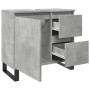 Engineered wood gray concrete sink cabinet 65x33x60 cm by , Bathroom furniture - Ref: Foro24-857228, Price: 74,23 €, Discount: %
