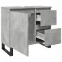Engineered wood gray concrete sink cabinet 65x33x60 cm by , Bathroom furniture - Ref: Foro24-857228, Price: 71,32 €, Discount: %
