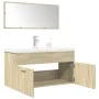 3-teiliges Badezimmermöbelset aus Eichenholz-Sonoma-Sperrholz. von , Badezimmermöbel - Ref: Foro24-3324988, Preis: 232,20 €, ...