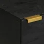 Mesita de noche de madera maciza de mango negra 40x33x46 cm de , Mesitas de noche - Ref: Foro24-4017644, Precio: 52,07 €, Des...