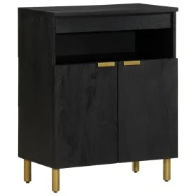 Schwarzer Schrank aus Holzwerkstoff 60x33x75 cm von , CD- und DVD-Speicher - Ref: Foro24-4017673, Preis: 94,26 €, Rabatt: %