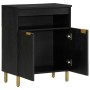 Schwarzer Schrank aus Holzwerkstoff 60x33x75 cm von , CD- und DVD-Speicher - Ref: Foro24-4017673, Preis: 111,73 €, Rabatt: %