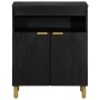 Schwarzer Schrank aus Holzwerkstoff 60x33x75 cm von , CD- und DVD-Speicher - Ref: Foro24-4017673, Preis: 111,73 €, Rabatt: %