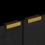 Aparador de madera de ingeniería negro 60x33x75 cm de , Almacenamiento para CD y DVD - Ref: Foro24-4017673, Precio: 94,26 €, ...