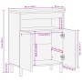 Schwarzer Schrank aus Holzwerkstoff 60x33x75 cm von , CD- und DVD-Speicher - Ref: Foro24-4017673, Preis: 111,73 €, Rabatt: %