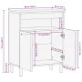 Schwarzer Schrank aus Holzwerkstoff 60x33x75 cm von , CD- und DVD-Speicher - Ref: Foro24-4017673, Preis: 94,26 €, Rabatt: %