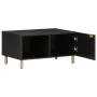 Black plywood coffee table 80x50x40 cm by , Coffee table - Ref: Foro24-4017652, Price: 102,47 €, Discount: %