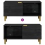 Mesa de centro madera contrachapada negro 80x50x40 cm de , Mesas de centro - Ref: Foro24-4017652, Precio: 103,72 €, Descuento: %