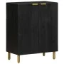 Aparador de madera de ingeniería negro 60x33x75 cm de , Taquillas y armarios de almacenamiento - Ref: Foro24-4017650, Precio:...