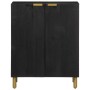 Engineered wood black sideboard 60x33x75 cm by , Lockers and storage cabinets - Ref: Foro24-4017650, Price: 93,80 €, Discount: %