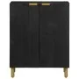 Engineered wood black sideboard 60x33x75 cm by , Lockers and storage cabinets - Ref: Foro24-4017650, Price: 92,58 €, Discount: %