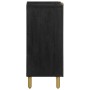 Engineered wood black sideboard 60x33x75 cm by , Lockers and storage cabinets - Ref: Foro24-4017650, Price: 93,80 €, Discount: %