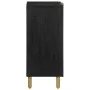Engineered wood black sideboard 60x33x75 cm by , Lockers and storage cabinets - Ref: Foro24-4017650, Price: 92,58 €, Discount: %