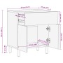 Nachttisch aus schwarzer Ingenieurholz 50x33x60 cm von , Nachttische - Ref: Foro24-4017659, Preis: 77,79 €, Rabatt: %