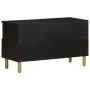 Engineered wood TV stand in black, 80x33x46 cm by , CD and DVD storage - Ref: Foro24-4017665, Price: 83,39 €, Discount: %