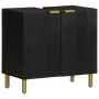 Armario de lavabo de baño madera ingeniería negro 62x33x58 cm de , Muebles de baño - Ref: Foro24-4017667, Precio: 108,90 €, D...