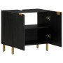Schwarzer Waschtischunterschrank aus Holzwerkstoff 62x33x58 cm von , Badezimmermöbel - Ref: Foro24-4017667, Preis: 110,78 €, ...