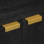 Schwarzer Waschtischunterschrank aus Holzwerkstoff 62x33x58 cm von , Badezimmermöbel - Ref: Foro24-4017667, Preis: 110,78 €, ...