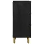 Engineered wood black sideboard 40x33x75 cm by , CD and DVD storage - Ref: Foro24-4017671, Price: 112,05 €, Discount: %
