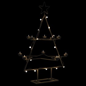 Black metal Christmas tree decoration 75 cm by , Christmas trees - Ref: Foro24-4018962, Price: 20,75 €, Discount: %