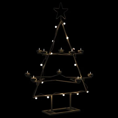 Árbol de Navidad para decoración metal negro 75 cm de , Arboles de navidad - Ref: Foro24-4018962, Precio: 20,59 €, Descuento: %