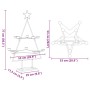 Árbol de Navidad para decoración metal negro 75 cm de , Arboles de navidad - Ref: Foro24-4018962, Precio: 20,75 €