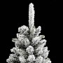 Künstlicher schmaler Weihnachtsbaum mit Schnee aus PVC und PE, 210 cm. von , Weihnachtsbäume - Ref: Foro24-4019688, Preis: 89...