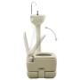 Set de inodoro 10+10L y lavabo portátil de camping 20L gris de vidaXL, Camping y senderismo - Ref: Foro24-93021, Precio: 247,...