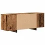 TV-Möbel aus gealtertem Ingenieurholz 130x35x50 cm von , TV-Möbel - Ref: Foro24-856788, Preis: 79,59 €, Rabatt: %