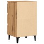 Mesita de noche con patas de metal roble artisian 40x35x69 cm de , Mesitas de noche - Ref: Foro24-856426, Precio: 91,11 €, De...