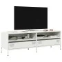 TV stand made of cold-rolled white steel 135x39x43.5 cm by , TV Furniture - Ref: Foro24-851339, Price: 132,83 €, Discount: %