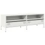 TV stand made of cold-rolled white steel 135x39x43.5 cm by , TV Furniture - Ref: Foro24-851339, Price: 132,83 €, Discount: %