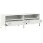TV stand made of cold-rolled white steel 135x39x43.5 cm by , TV Furniture - Ref: Foro24-851339, Price: 132,83 €, Discount: %