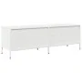 TV stand made of cold-rolled white steel 135x39x43.5 cm by , TV Furniture - Ref: Foro24-851339, Price: 132,83 €, Discount: %