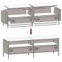 TV-Möbel aus kaltgewalztem weißem Stahl 135x39x43,5 cm von , TV-Möbel - Ref: Foro24-851339, Preis: 134,56 €, Rabatt: %