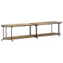 Massives TV-Möbel aus grobem Mangoholz 200x42x40 cm von , CD- und DVD-Speicher - Ref: Foro24-4013494, Preis: 112,58 €, Rabatt: %