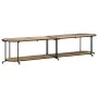 Solid rough mango wood TV stand 200x42x40 cm by , CD and DVD storage - Ref: Foro24-4013494, Price: 131,27 €, Discount: %