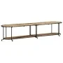 Massives TV-Möbel aus grobem Mangoholz 200x42x40 cm von , CD- und DVD-Speicher - Ref: Foro24-4013494, Preis: 131,26 €, Rabatt: %