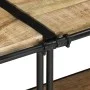 Solid rough mango wood TV stand 200x42x40 cm by , CD and DVD storage - Ref: Foro24-4013494, Price: 131,27 €, Discount: %