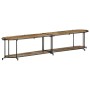Mueble de TV madera maciza reciclada 200x42x40 cm de , Almacenamiento para CD y DVD - Ref: Foro24-4013496, Precio: 114,45 €, ...