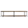Mueble de TV madera maciza reciclada 200x42x40 cm de , Almacenamiento para CD y DVD - Ref: Foro24-4013496, Precio: 114,45 €, ...