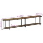 Mueble de TV madera maciza reciclada 200x42x40 cm de , Almacenamiento para CD y DVD - Ref: Foro24-4013496, Precio: 114,45 €, ...