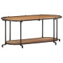Massives TV-Möbel aus Akazienholz, 100x42x40 cm. von , CD- und DVD-Speicher - Ref: Foro24-4013489, Preis: 67,57 €, Rabatt: %